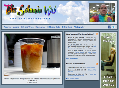 The Schumin Web's new design