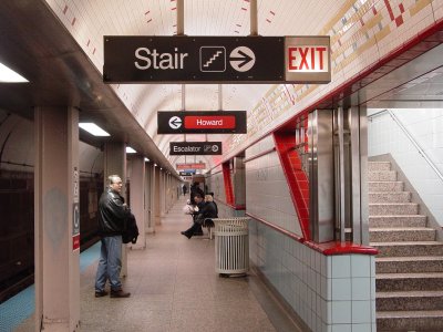 Chicago station on the CTA Red Line