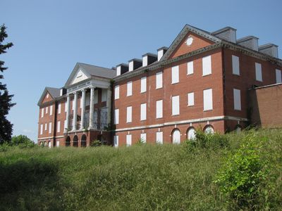 Front of the Peery Building.