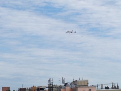 Discovery flies over areas to the north of Dupont Circle.