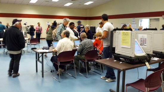 The room where the voting took place