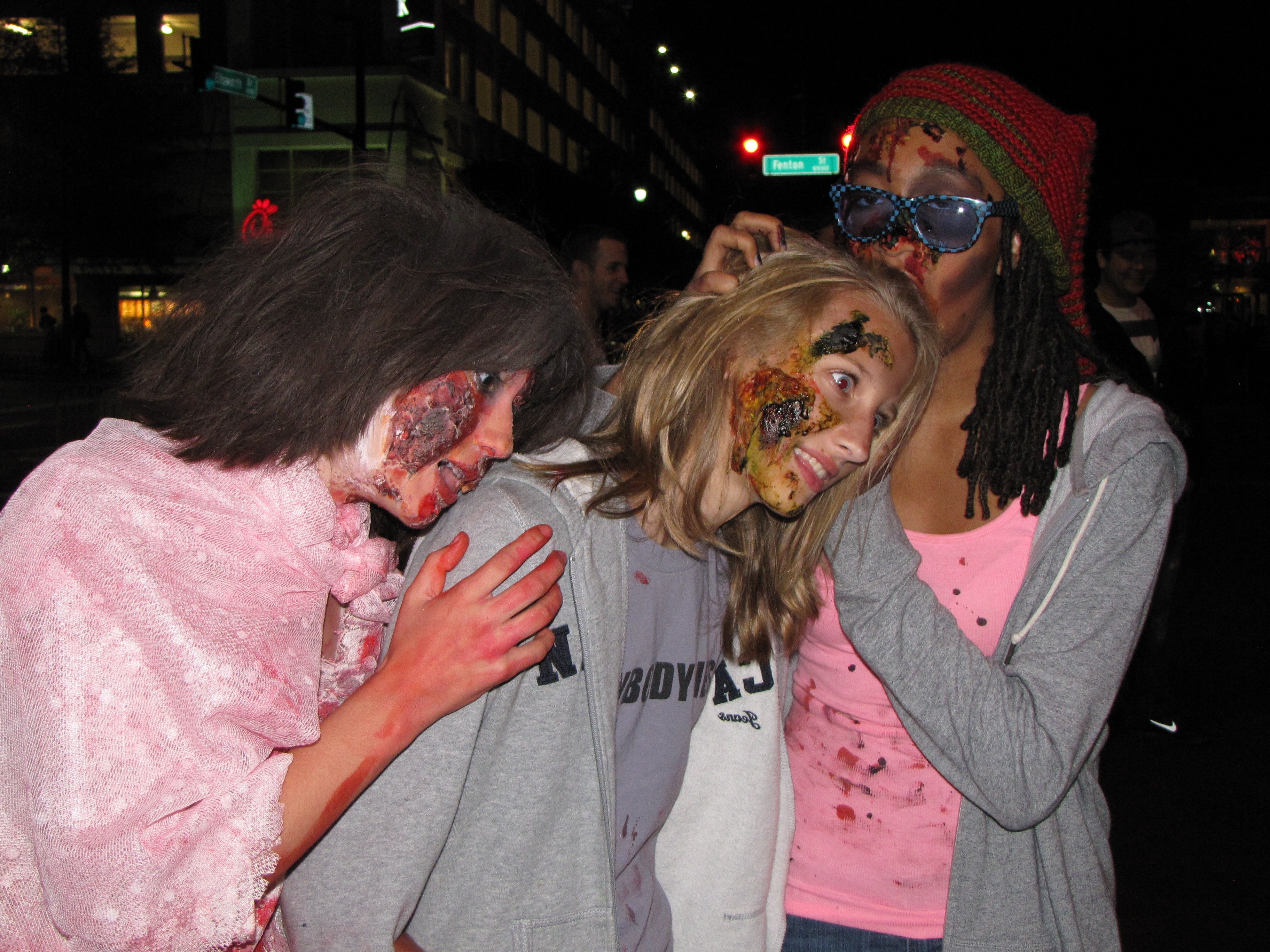zombie eating people