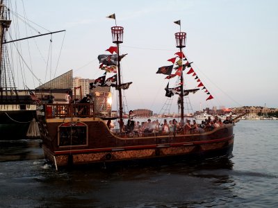 The Fearless running a pirate cruise