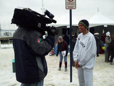 Donna Edwards is interviewed