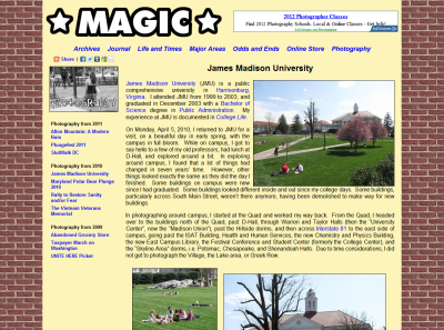 James Madison University Photography set