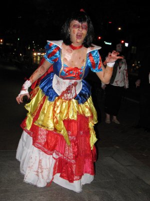 Zombie Snow White.  This is apparently what the "Sleeping Death" looks like without the "Sleeping" part.  And then reanimated.