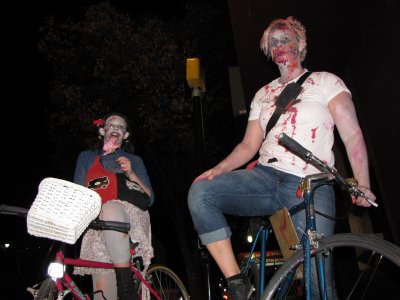 Zombies on bikes.