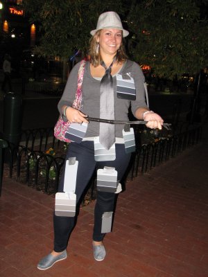 She went as "Fifty Shades of Grey", which I've heard described as "mommy porn".