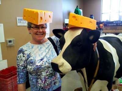 Mom and the cow