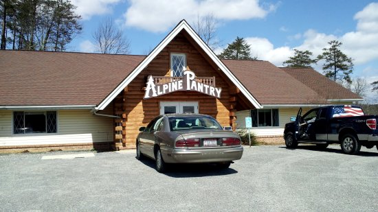 Exterior of Alpine Pantry