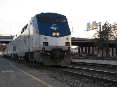 The Capitol Limited arrives at Cumberland.