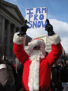 Santa Claus: "I AM PRO SNOW"