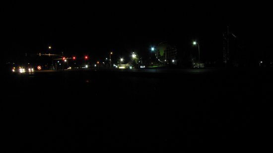 Georgia Avenue at Leisure World Plaza, taken without long exposure