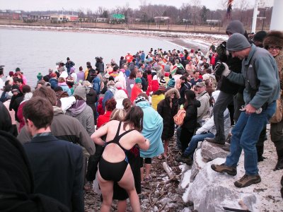 Getting ready to go into the river!