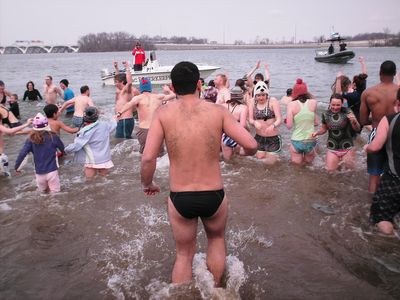 The plunge is underway!