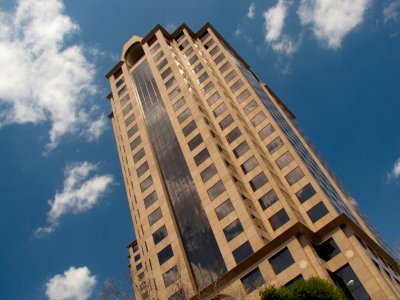 Riverfront Plaza Towers. Compare this photo to the Photo Feature I ran of this subject in September 2007.