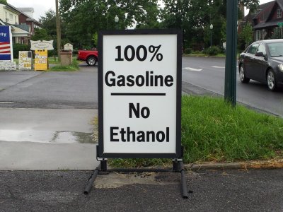 100% gasoline.  No ethanol.