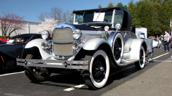 Ford Model A.  For those familiar with Today's Special, this car made me think of Gertrude, even though Gertrude was a Model T.