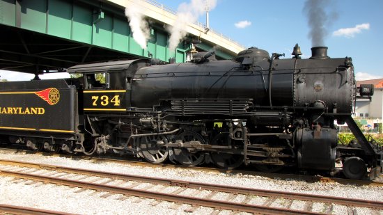 Western Maryland Scenic Railroad locomotive #734