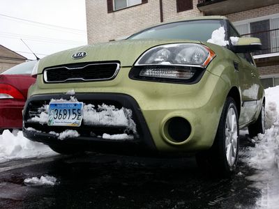 Obligatory "hero shot" of the car after being released from the snow's icy hold.