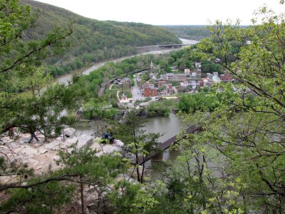 The initial view from the overlook