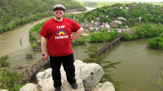 Standing next to the view of Harpers Ferry