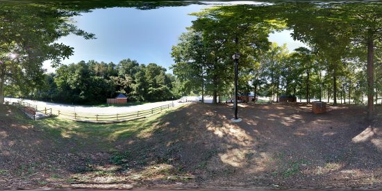 Photo sphere of the westbound I-64 rest area near Ivy