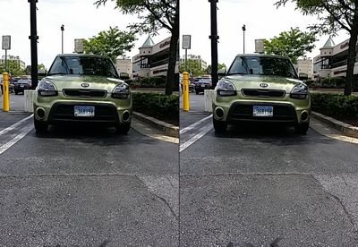 Parked at Wintergreen Plaza.  I never used to do tail-in parking until I got this car.  Now I park tail-in a lot, because this car is so easy to maneuver.