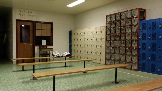 Boys' locker room