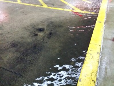 Rain at the Sheetz in Haymarket