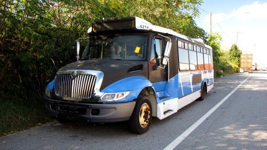 Bus 5214, a Champion cutaway, intended for Ride On service