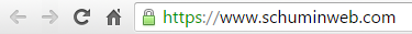 Schumin Web over HTTPS