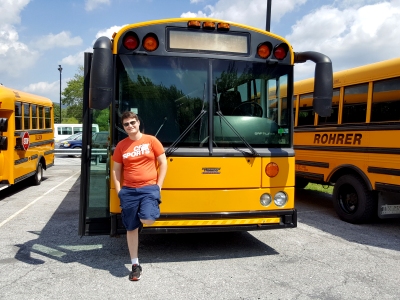 Josh and his bus