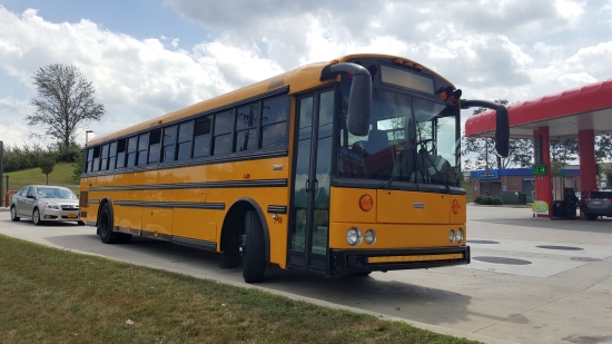 The bus, at Sheetz