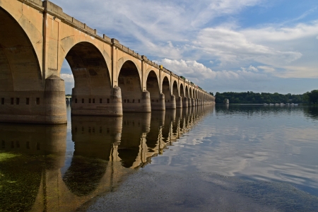 The bridge, viewed from the west.