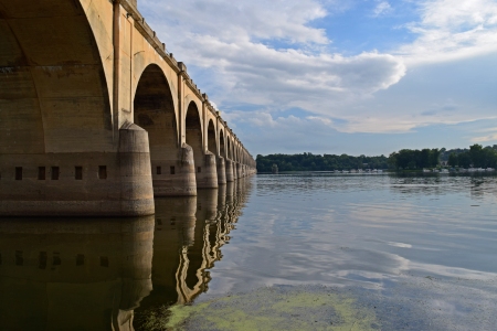 The bridge, viewed from the west.