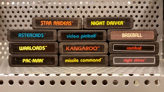 Atari 2600 cartridges!