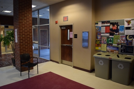 Vending machine area at Zane Showker Hall