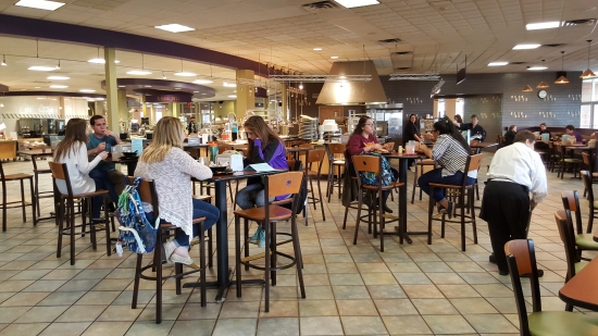 Inner seating area of dining room 3.