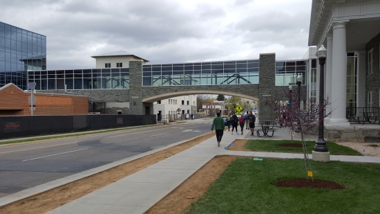 JMU's version of the skywalk today