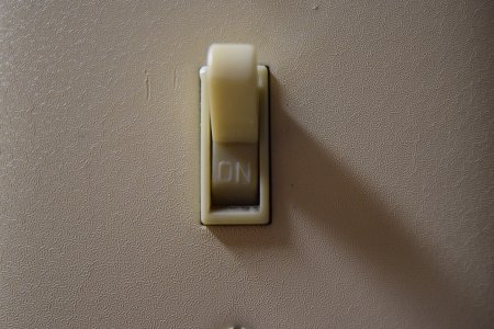 Light switch.