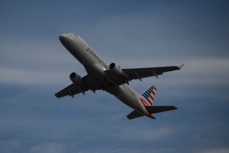 N128HQ, an Embraer 175LR, operated by Republic Airlines for American Eagle. Formerly painted for US Airways Express.