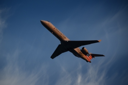 N708PS, a Bombardier CRJ-701ER, operated by PSA Airlines for American Eagle. Formerly painted for US Airways Express.