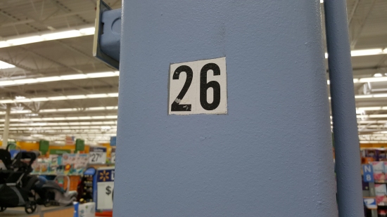 That "26" on the column...