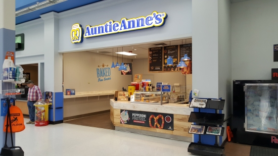 Auntie Anne's replaces the old portrait studio