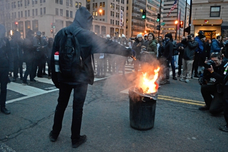 Lighter fluid being used as an accelerant.