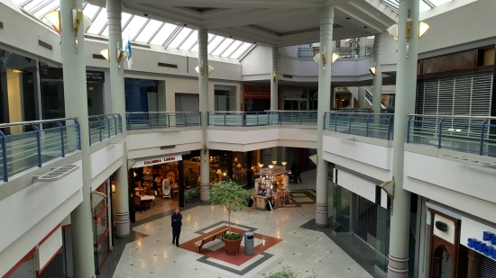 Open area in the mall's southeast corner, between the center court and Macy's.