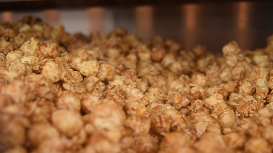 Caramel corn.