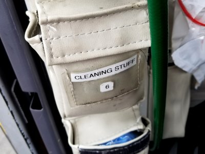 "Cleaning stuff". Okay, then.