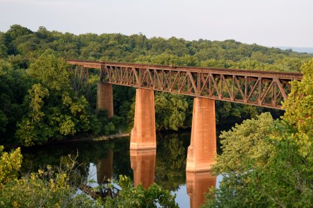 The bridge as viewed from the Rumsey memorial